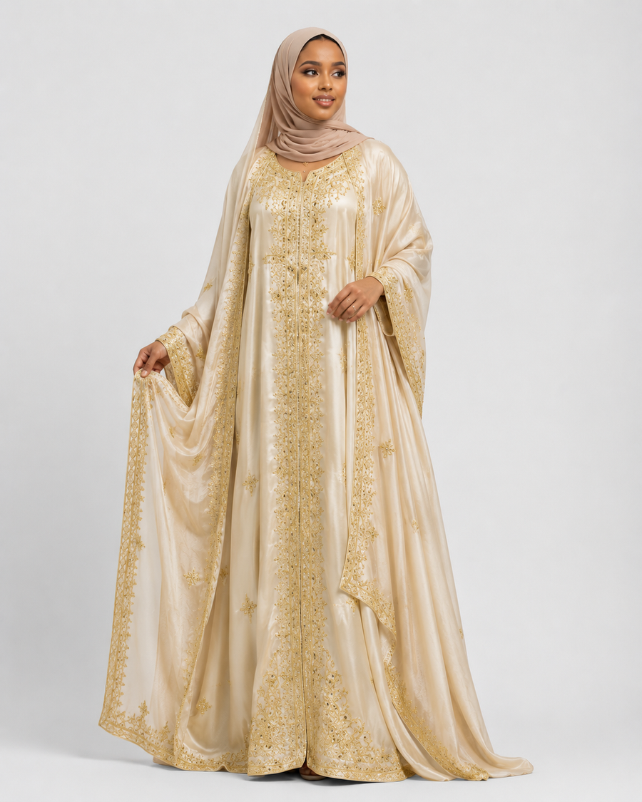 Ostrich Luxe Abaya