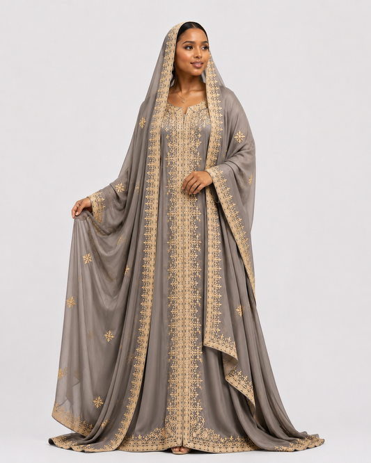 Textured Abaya.